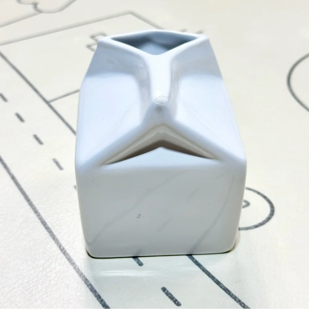 Crate & Barrel Ceramic Cream Container